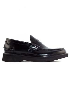Black shiny leather loafer GREEN GEORGE | 2024NERO